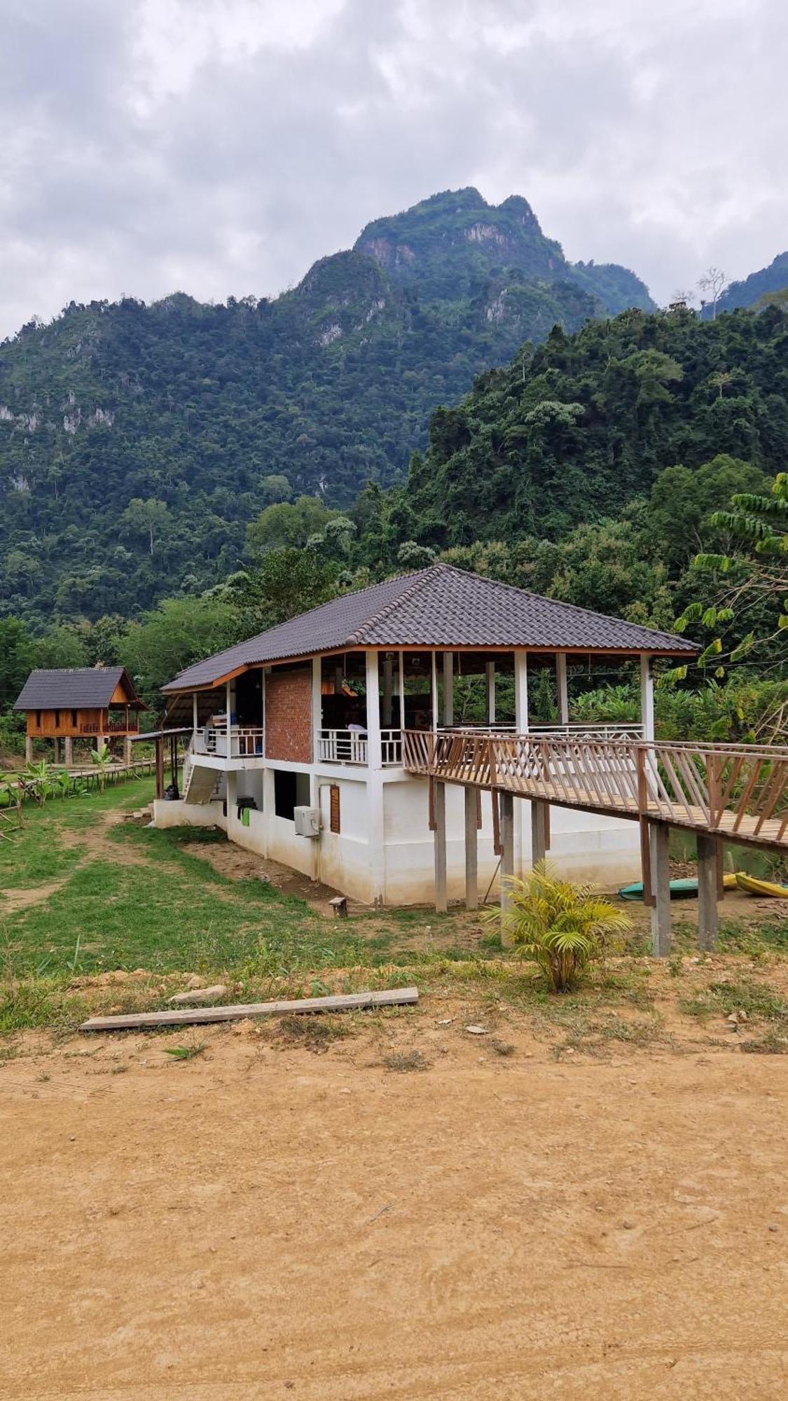 Eco Farm Stay And Hostel Nongkhiaw Kültér fotó