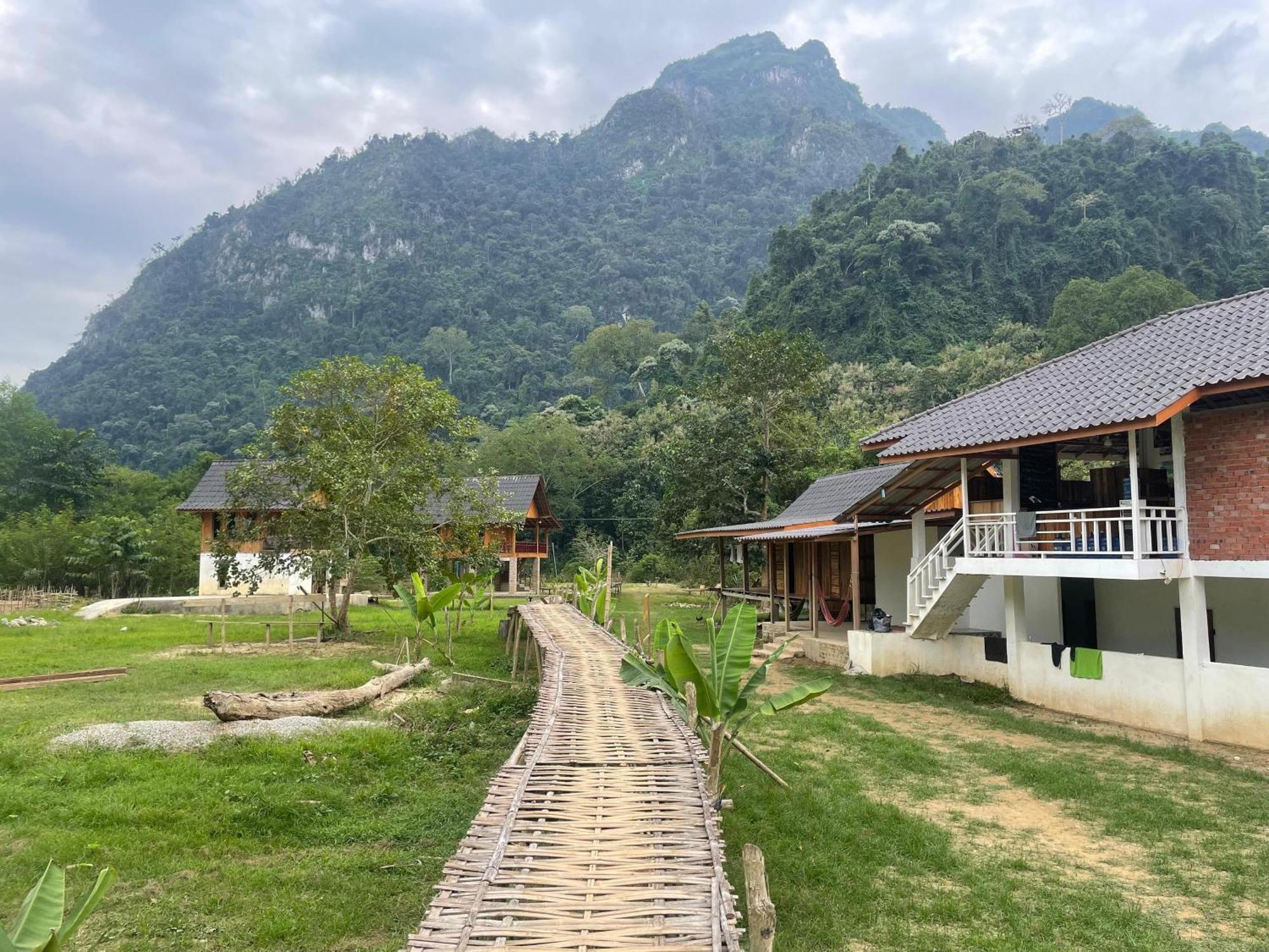 Eco Farm Stay And Hostel Nongkhiaw Kültér fotó