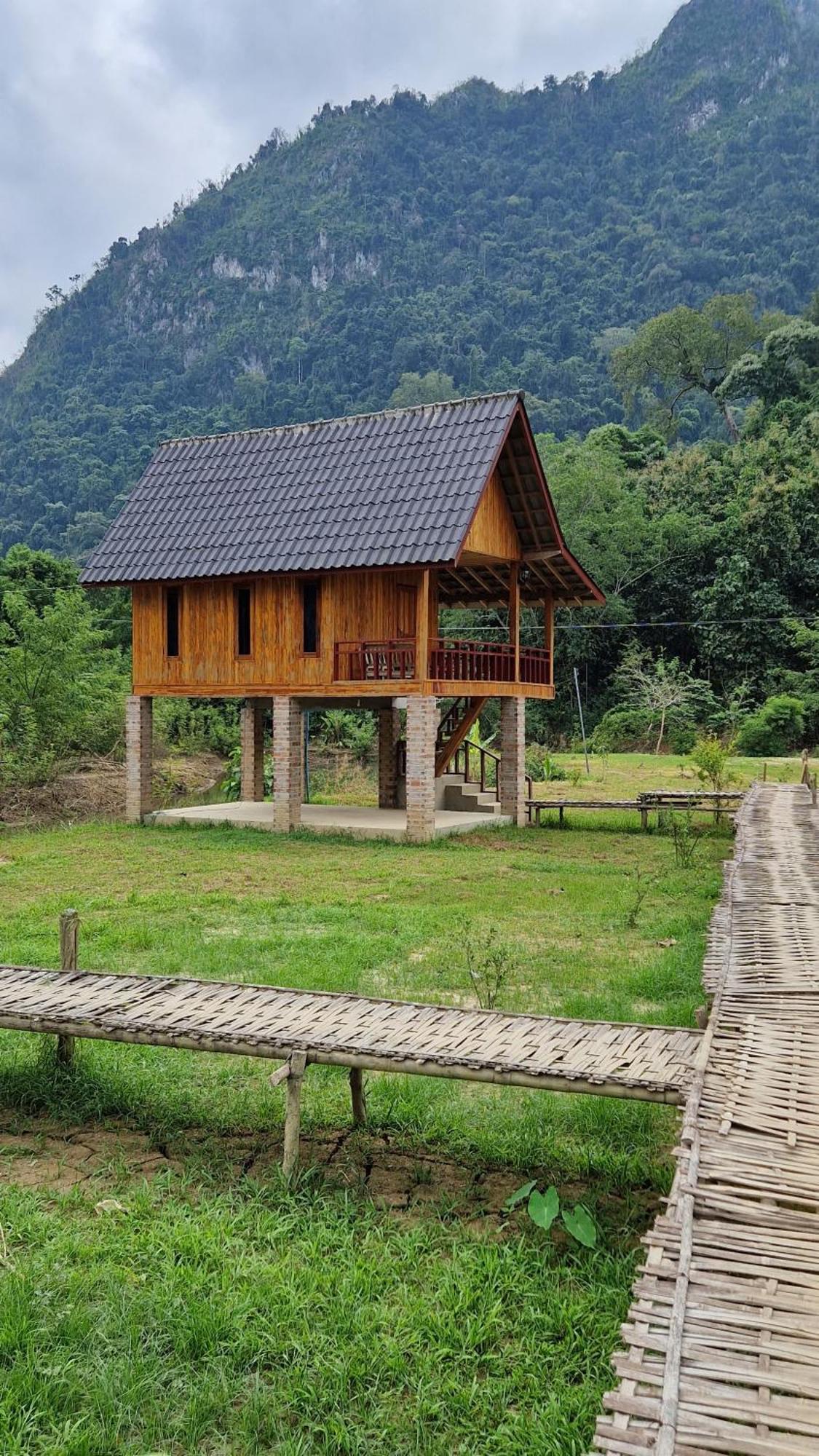 Eco Farm Stay And Hostel Nongkhiaw Kültér fotó