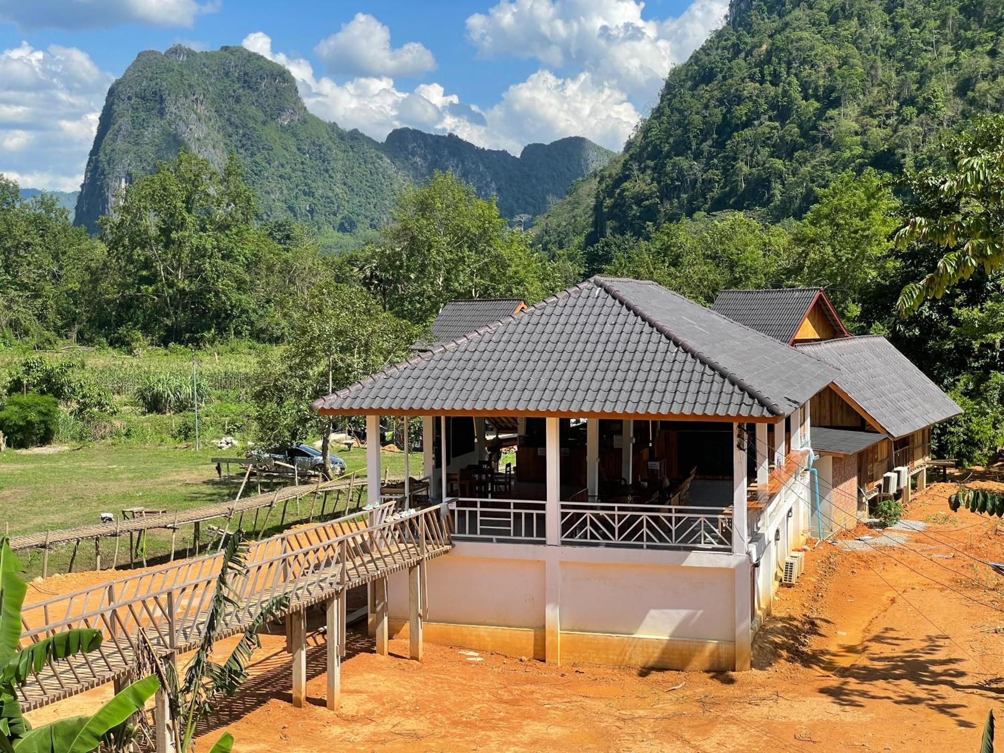 Eco Farm Stay And Hostel Nongkhiaw Kültér fotó