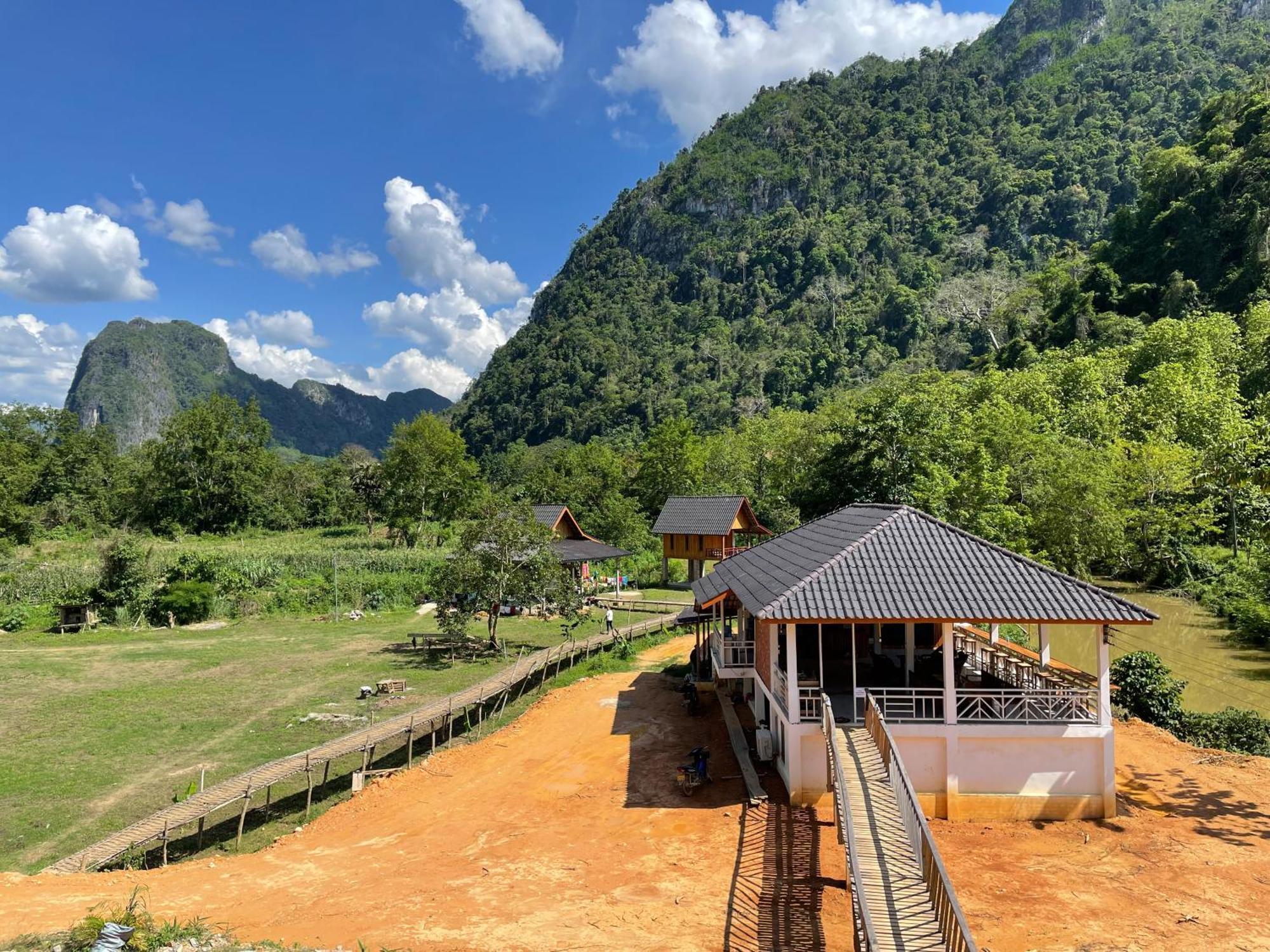 Eco Farm Stay And Hostel Nongkhiaw Kültér fotó